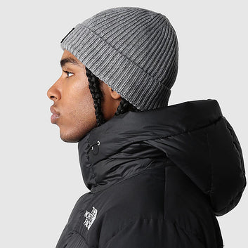 BONNET À REVERS ET LOGO CARRÉ TNF GREY HEATHER