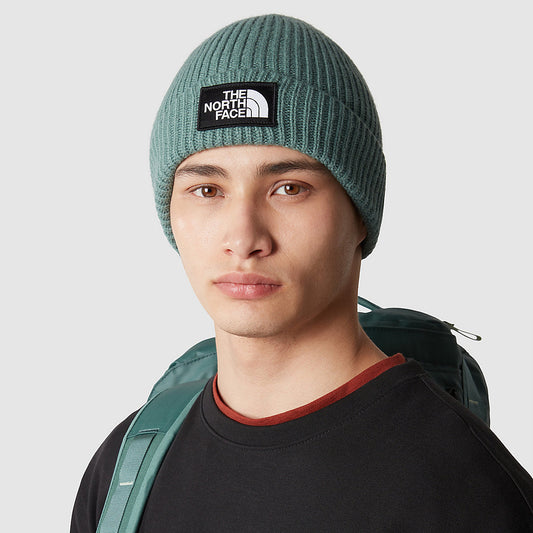 BONNET À REVERS ET LOGO CARRÉ TNF Dark Sage