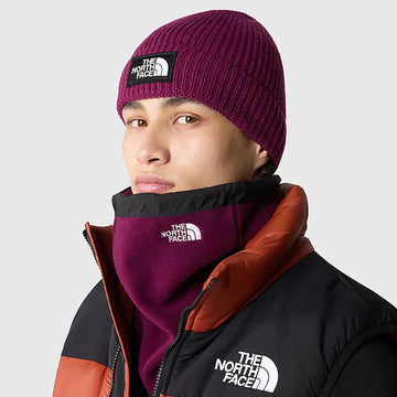 BONNET À REVERS ET LOGO CARRÉ TNF BOYSENBERRY
