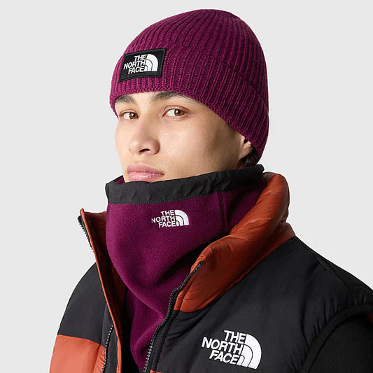BONNET À REVERS ET LOGO CARRÉ TNF BOYSENBERRY