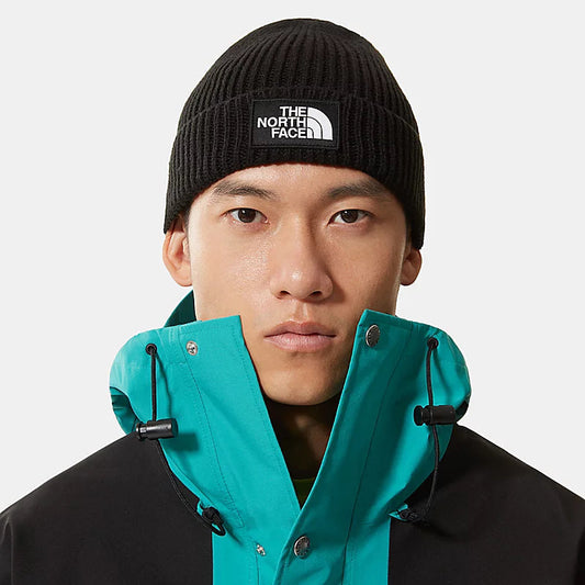 BONNET À REVERS ET LOGO CARRÉ TNF BLACK