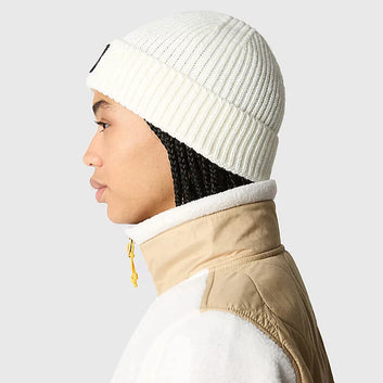 BONNET À REVERS ET LOGO CARRÉ TNF GARDENIA WHITE