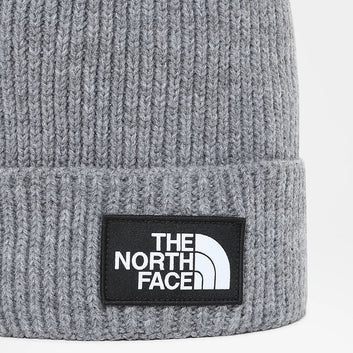 BONNET À LOGO BOX TNF ET POMPON TNF Medium Grey Heather