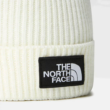 BONNET À LOGO BOX TNF ET POMPON Gardenia White
