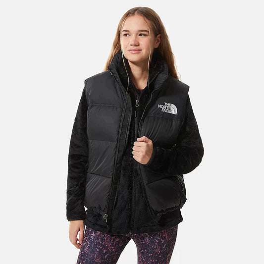GILET EN DUVET 1996 RETRO NUPTSE POUR FEMME GARDENIA Recycled TNF Black