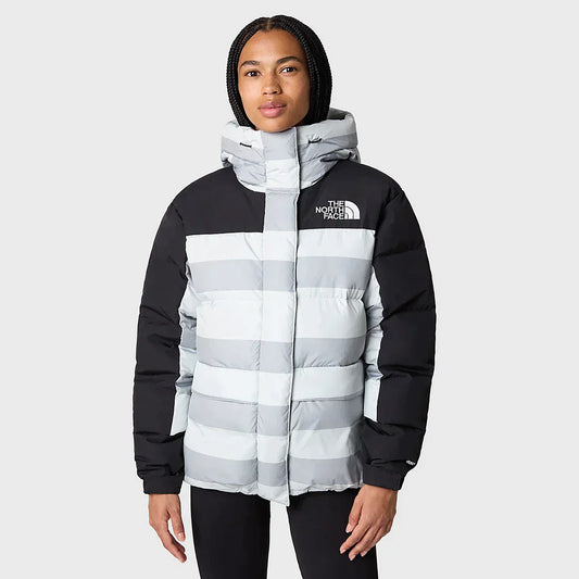 PARKA EN DUVET HIMALAYAN POUR FEMME TIN GREY STRIPES PRINT