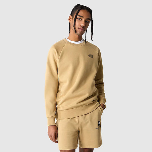 SWEAT À MANCHES RAGLAN REDBOX POUR HOMME KHAKI STONE