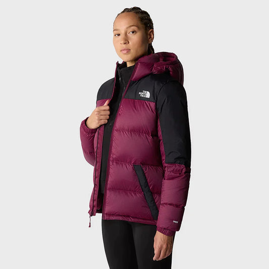 VESTE À CAPUCHE EN DUVET DIABLO POUR FEMMETNF BOYSENBERRY/TNF BLACK