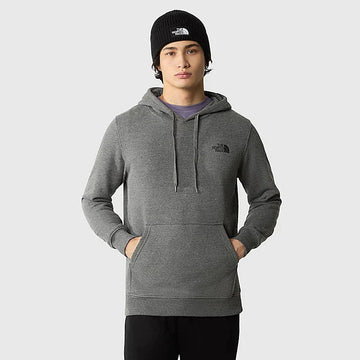 SWEAT À CAPUCHE SIMPLE DOME POUR HOMME GREY HEATHER
