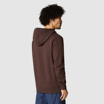 SWEAT À CAPUCHE DREW PEAK POUR HOMME COAL BROWN