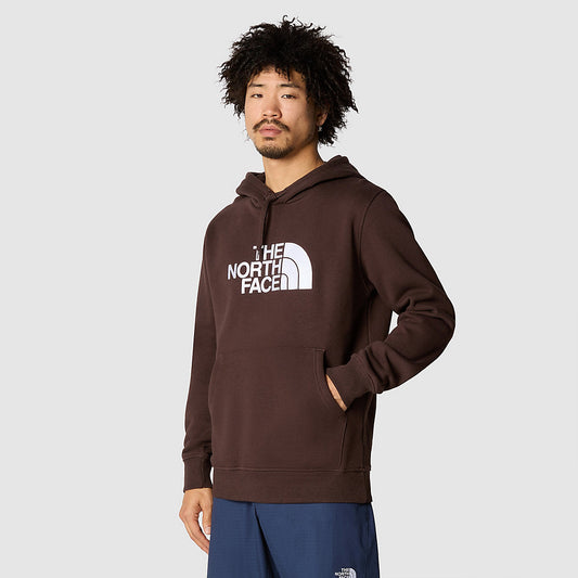 SWEAT À CAPUCHE DREW PEAK POUR HOMME COAL BROWN