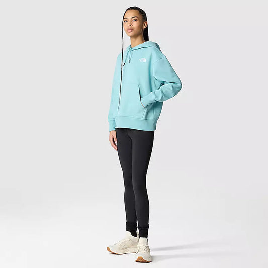 SWEAT À CAPUCHE ESSENTIAL POUR FEMME TURQUOISE